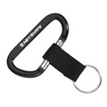 Carabiner with Strap